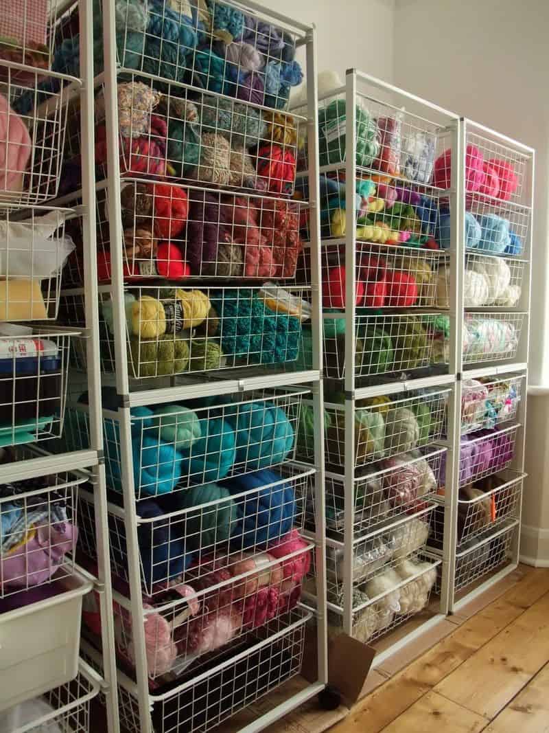 14 Best Yarn Storage Ideas That Works - Liquid Image