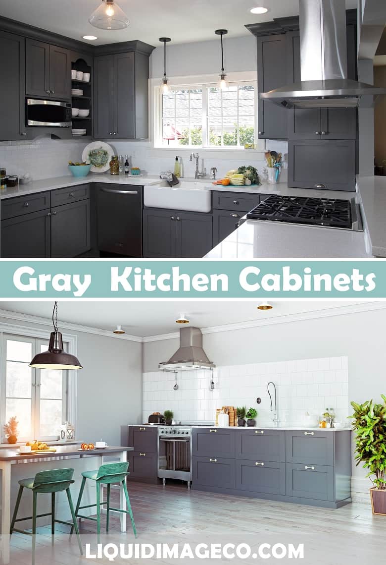 How To Decorate With Gray Kitchen Cabinets Liquid Image